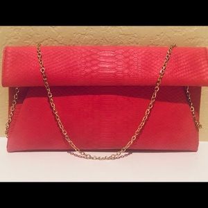 Pink clutch